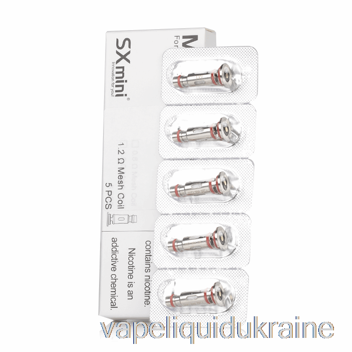 Vape Liquid Ukraine YiHi Sxmini MK Pro Class Replacement Coils 1.2ohm M1 Mesh Coils